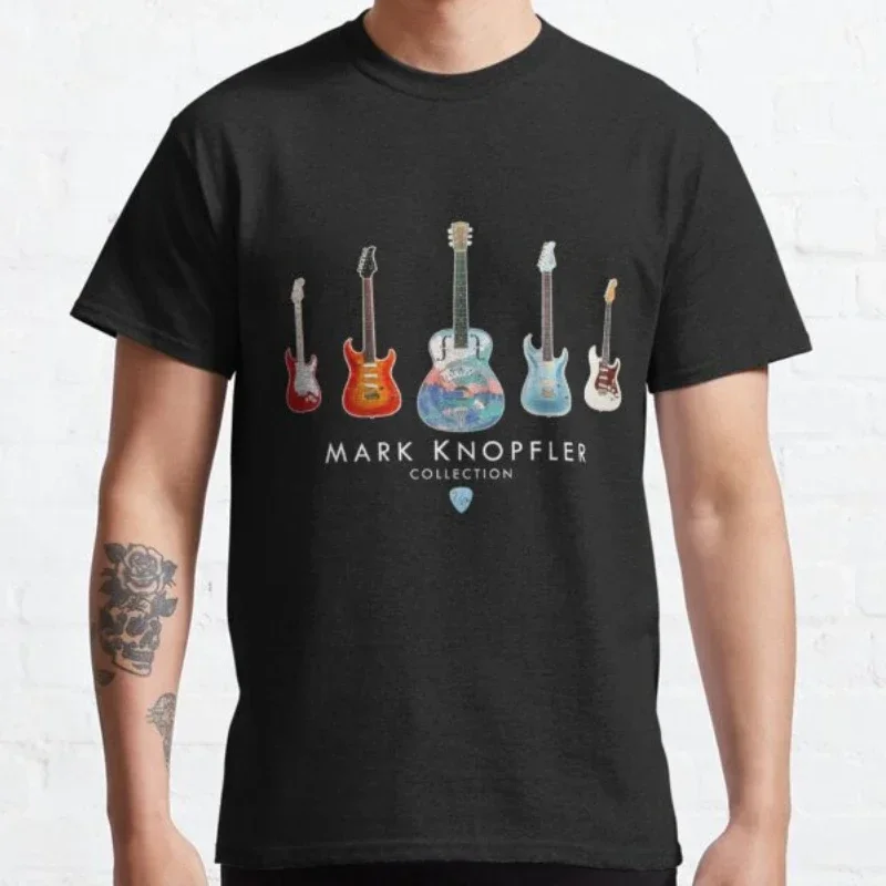 Men Dire Straits Band Symbol O-neck Fashion Brand T-shirt Black New Cotton Short graphic jojo bizarre adventure