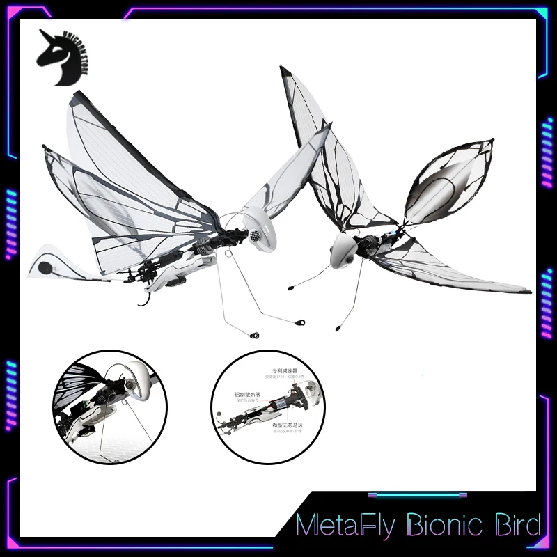 Metafly-Télécommande standard Bionic Bird, oiseau volant, contrôle électrique, oiseaux bioniques intelligents, insectes, électrique, personnalisé