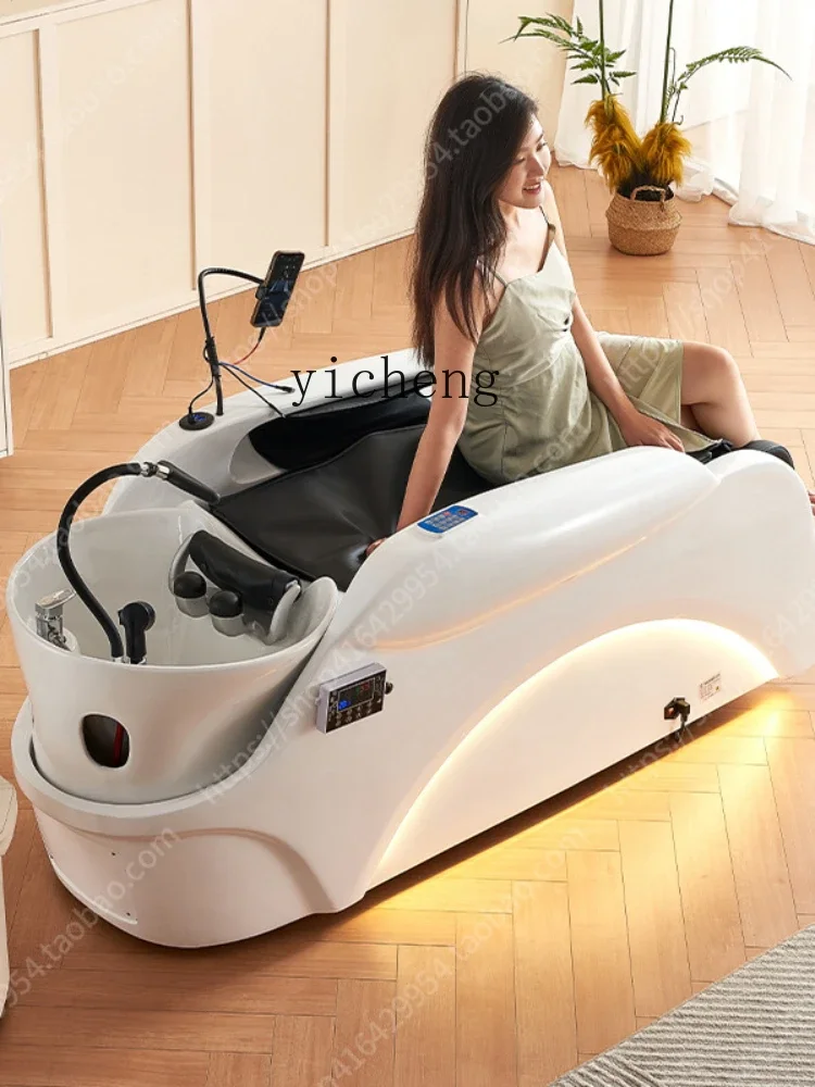 ZC Multi-Functional Luxury Full-Body Fully Automatic First-Class Space Capsule Intelligent Electric Massage Shampoo Bed