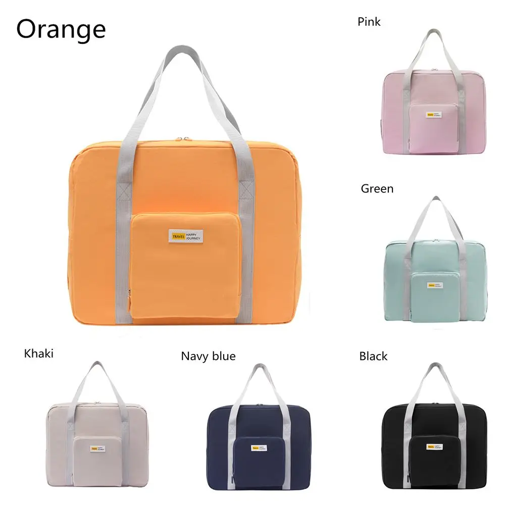 Bolsa de Viagem Dobrável de Grande Capacidade para Mulheres Bolsa de Treinamento Bolsa de Ombro Holdall Duffle Dobrável Sacos de Viagem