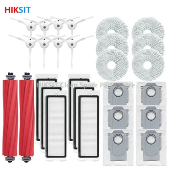 Xiaomi borock için Q Revo / P10 Robot süpürge aksesuarları rulo yan fırça toz torbası aksesuarları HEPA filtre paspas bezi