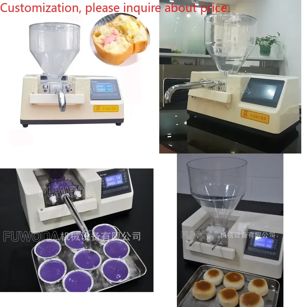 Máquina de Rellenar Pasteles y Postres Automática de 6L, Fácil de Operar, para Rellenar con Yogur, Mermelada, Helado y Decorar Pasteles