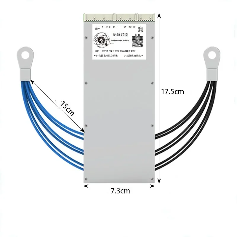 10S-24S Single layer PCB Ant smart bms 120A  220A 200A for li ion lifepo4 LTO  battery pack