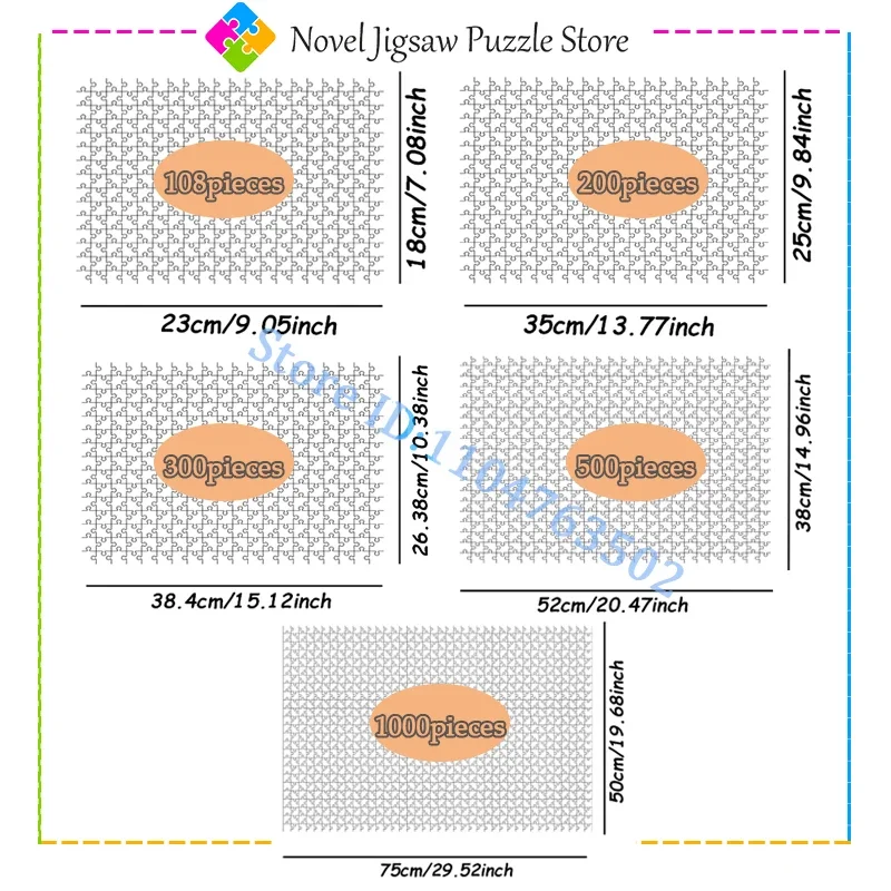 Puzzle Personalizzato con Foto, Puzzle di Alta Qualità con Immagine Personalizzata, Regalo per la Crescita del Bambino, Anniversario, Festival, Giocattoli Fatti a Mano