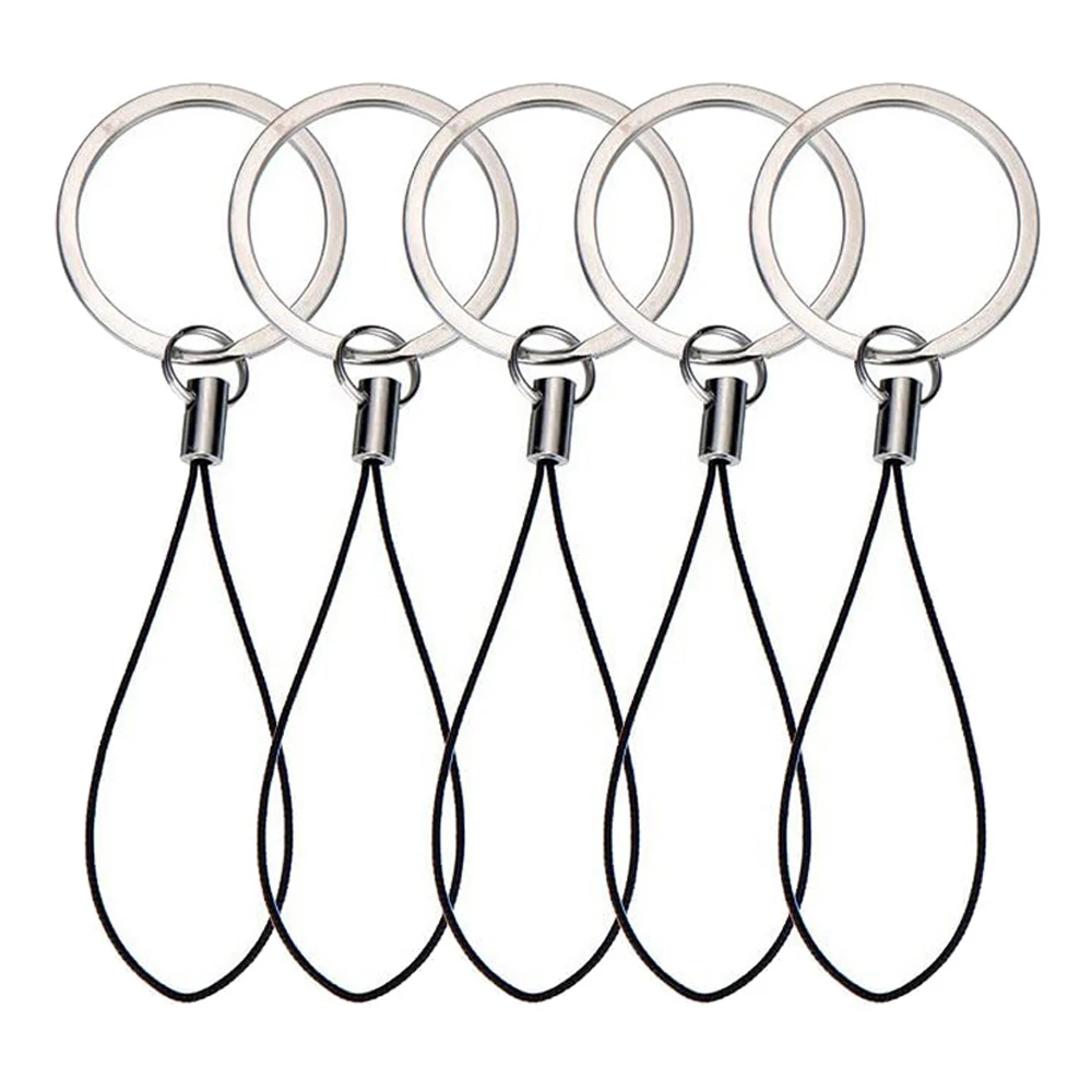10 Teile/los Abnehmbare Nylon Lanyard mit Schlüsselring Ring Für USB-Stick MP3 Player Telefon Gurt String Schlüsselbund Zubehör DIY