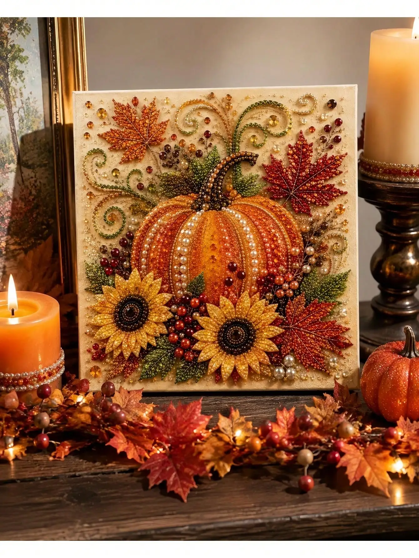 Kit Lukisan Mutiara Musim Gugu - Art And Craft Autumn ulasan dan harga