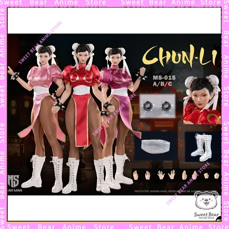 

In Stock STAR MAN Chun-Li MS-015 Street Fighter Female Fighter 1/6 Scale Soft Vinyl Body Action Figure Anime Model Trendy Doll