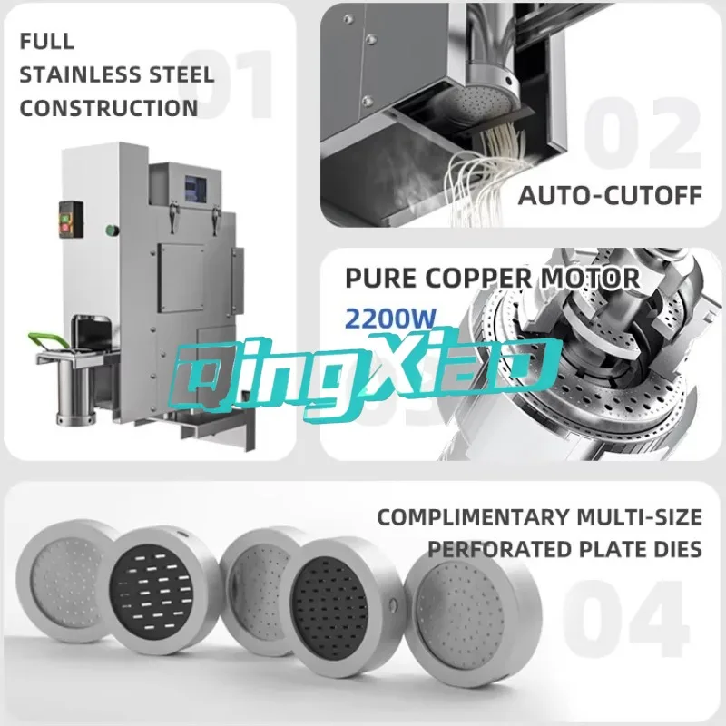 Commercial Electric Ramen Noodle Maker Multifunction Cold Noodle Cutting Machine Automatic Vermicelli Rice Noodle For Canteen