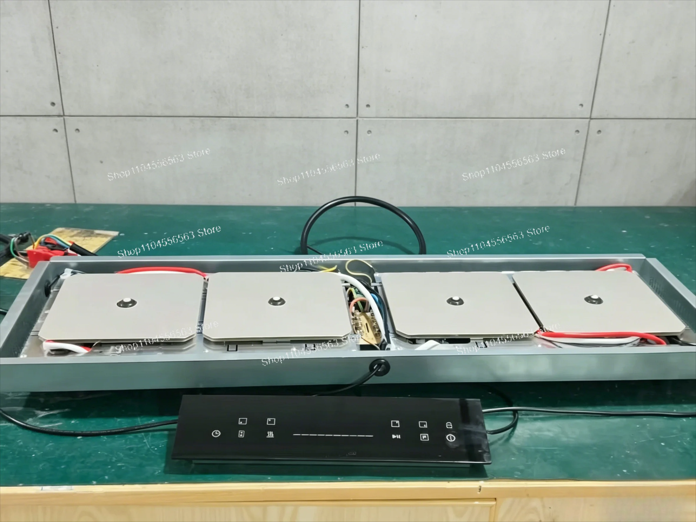 4 Sets Concealed Multi Head Electromagnetic Infrared Ceramic Cooktop Invisible Design For Home Commercial Use