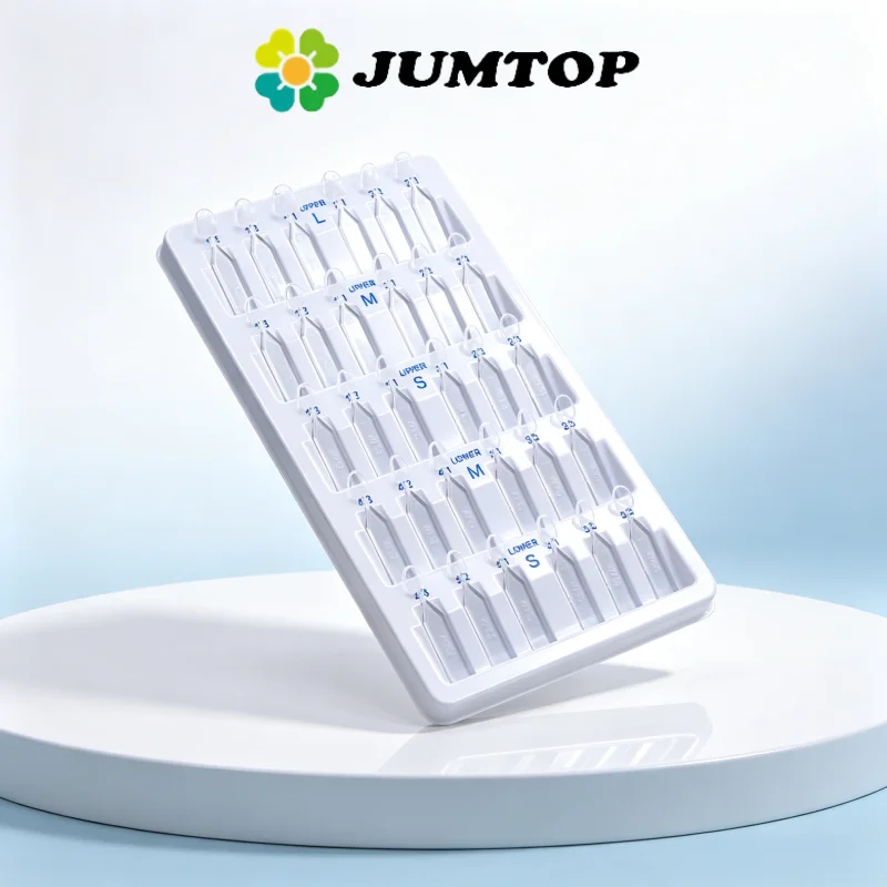 JUMTOP 30Pcs/Pack Light Cure Dental Veneer Kit Composite Resin for Anterior Front Teeth Posterior Mold