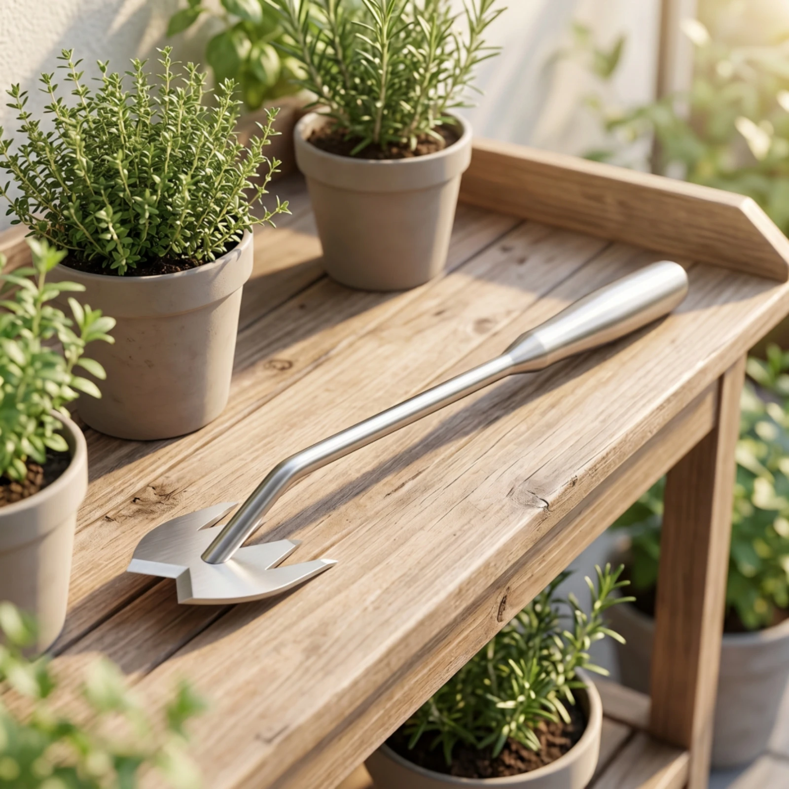 Weeder with Curved Shaft Handheld Hand Weeder Crack Weeding Tool Heavy Duty Crevice Weeding Tool Sturdy for Gardeners, Garden