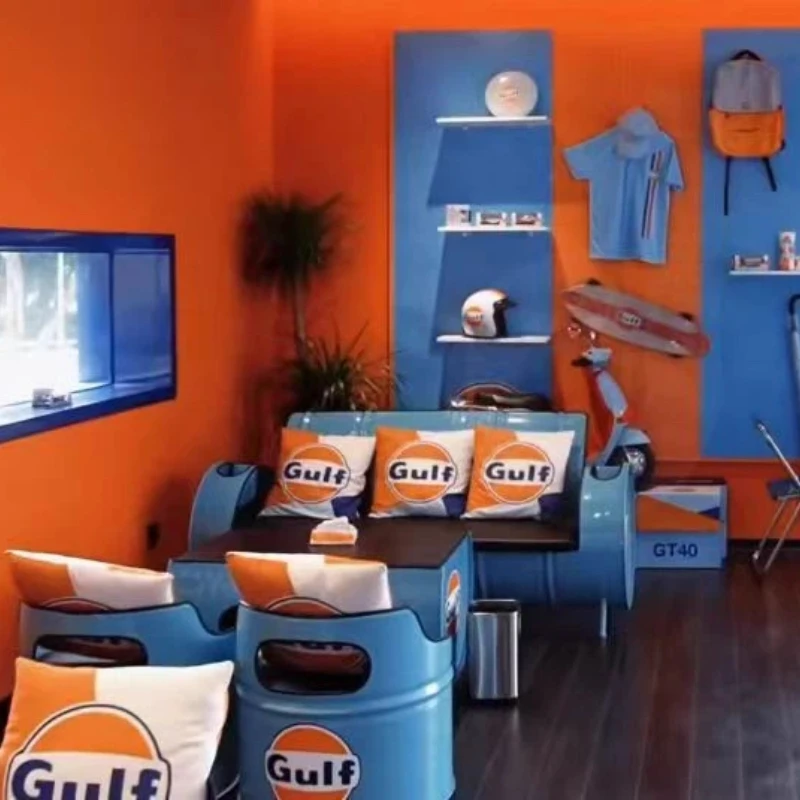 الخليج الخليج الطلاء الوسائد الحديثة وبسيطة الأرائك المنزلية غرفة المعيشة الجلد المدبوغ الخصر سادات الوسائد والوسائد للهدايا المنزلية