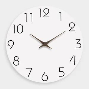 6 최고의 판매 흰색 벽 시계 -11