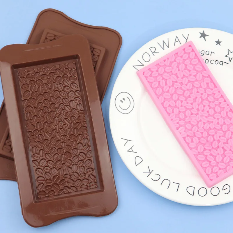 Full Page Coffee Beans, Chocolate Block Mold, Cookie Mould DIY Household Tool XG1020