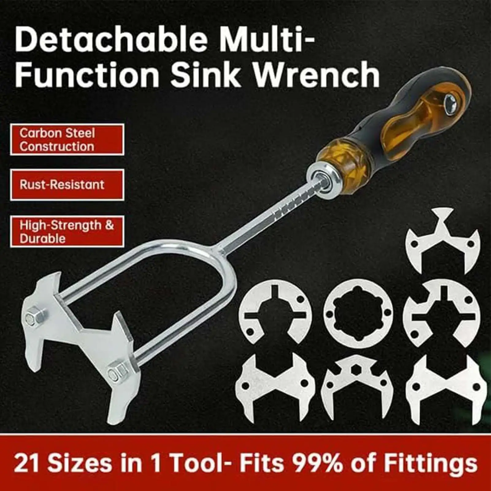 

Регулируемый ключ для смесителя, инструмент для установки и ремонта сантехники в ванной и на кухне