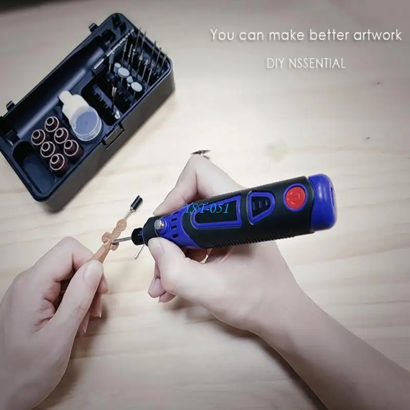 

E15A 3 Speed Modifiable Handheld Engraving Pen 82 Addons Included For Multiple Materials