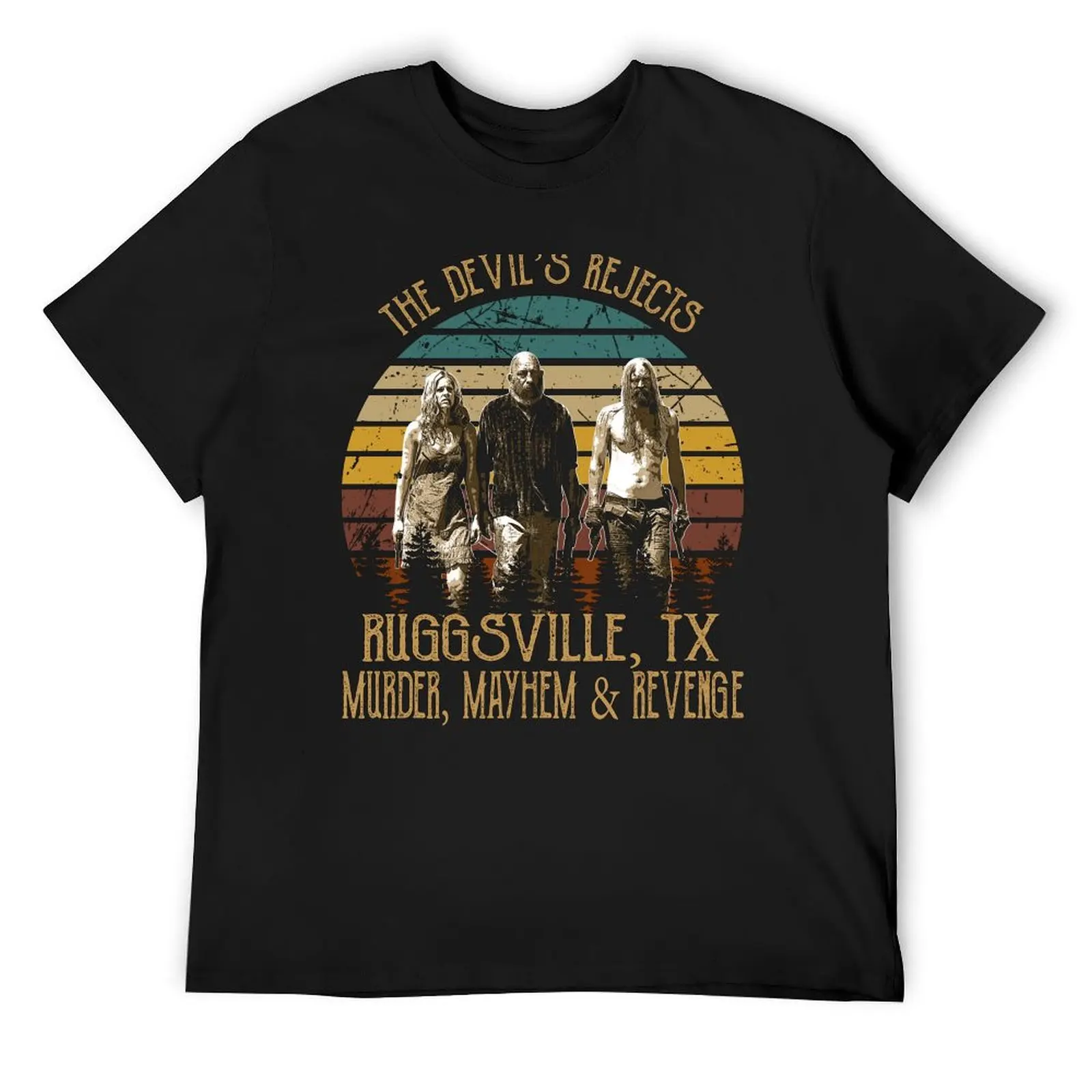 

Vintage Ruggsville The devils rejects gift for fans halloween horror films T-Shirt cute clothes t shirt for men