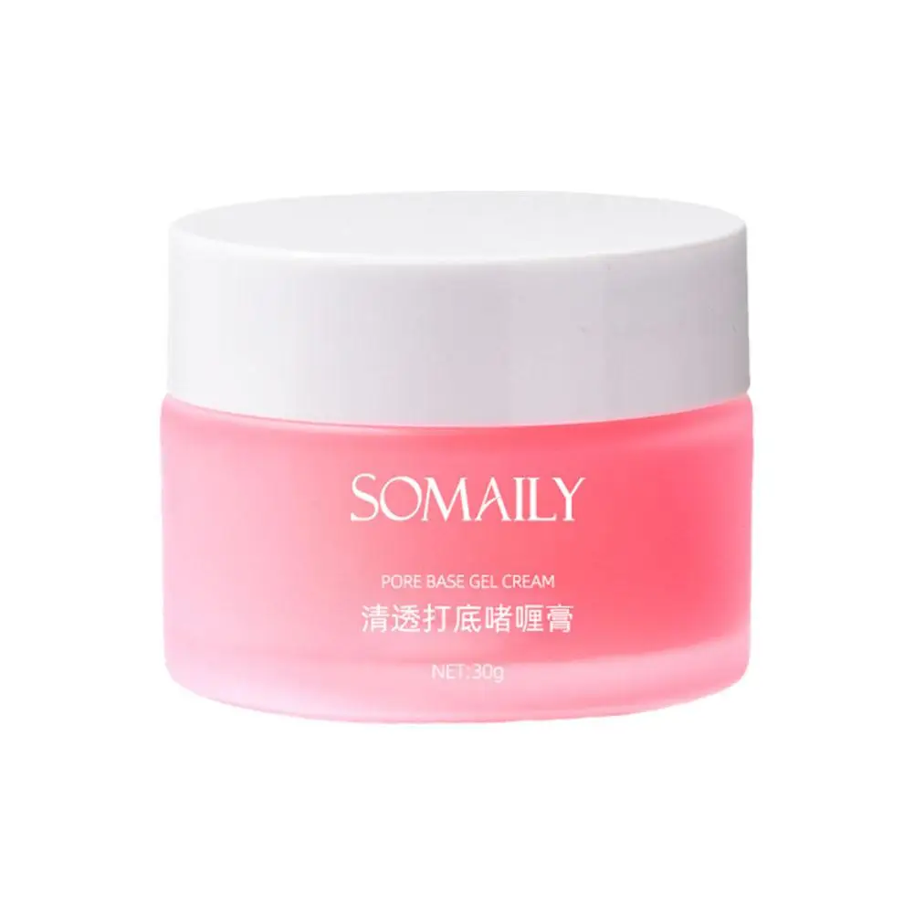 30g Moisturizing Face Primer Makeup Base Cream Pore Pore Base Cosmetics Lasting Gel Long Cream Invisible Hide Concea B9c0