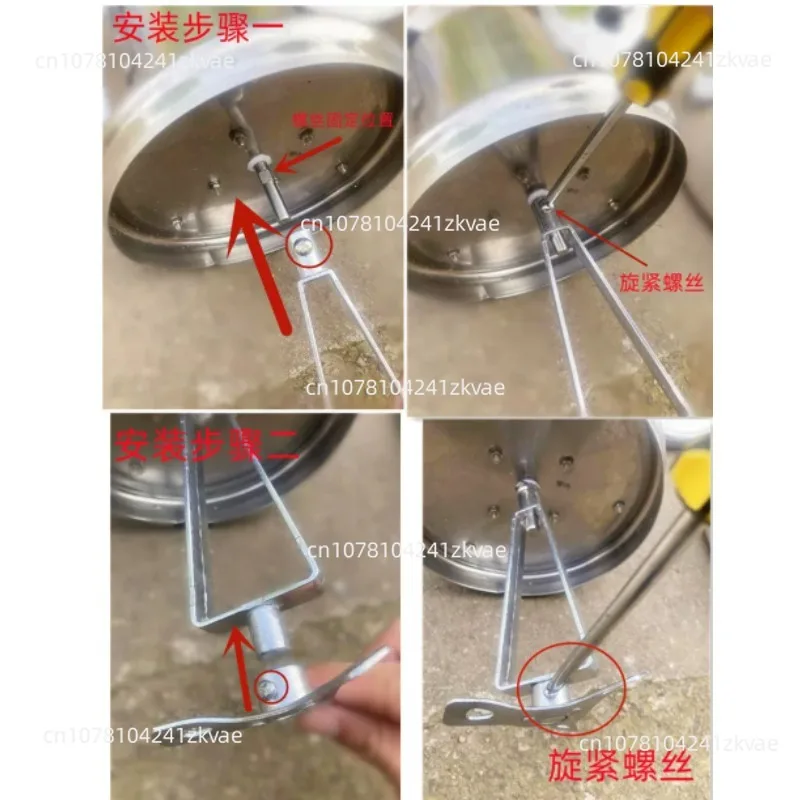 Electric Milk Separator Milk Skimmer Butter Machine Household Mixer for Herders Stainless Steel Cream Machine