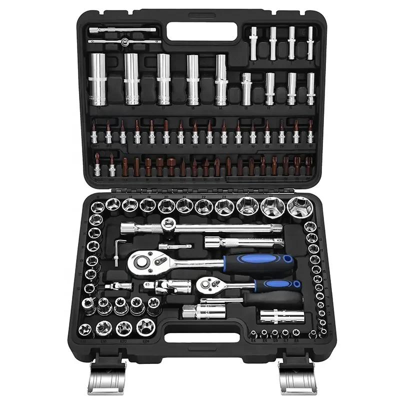 216 Pcs Tool Set Hand Kit Auto Repair Garden Box Mechanic Automotive Sets Socket Wrench Set