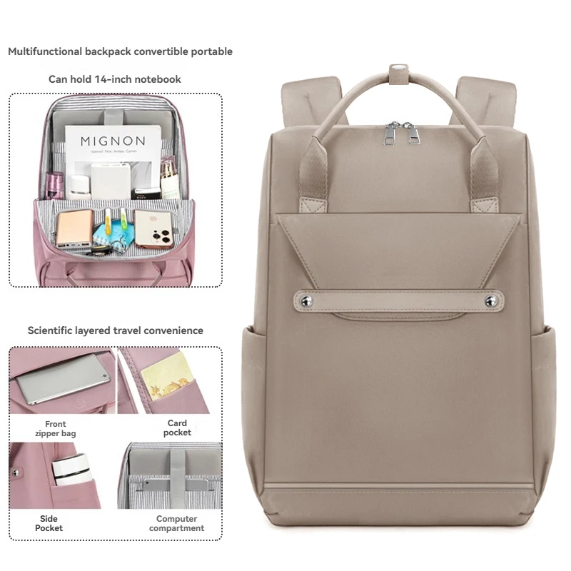 New minimalist Korean style high school student leisure college student large space storage backpack backpack for daily travel
