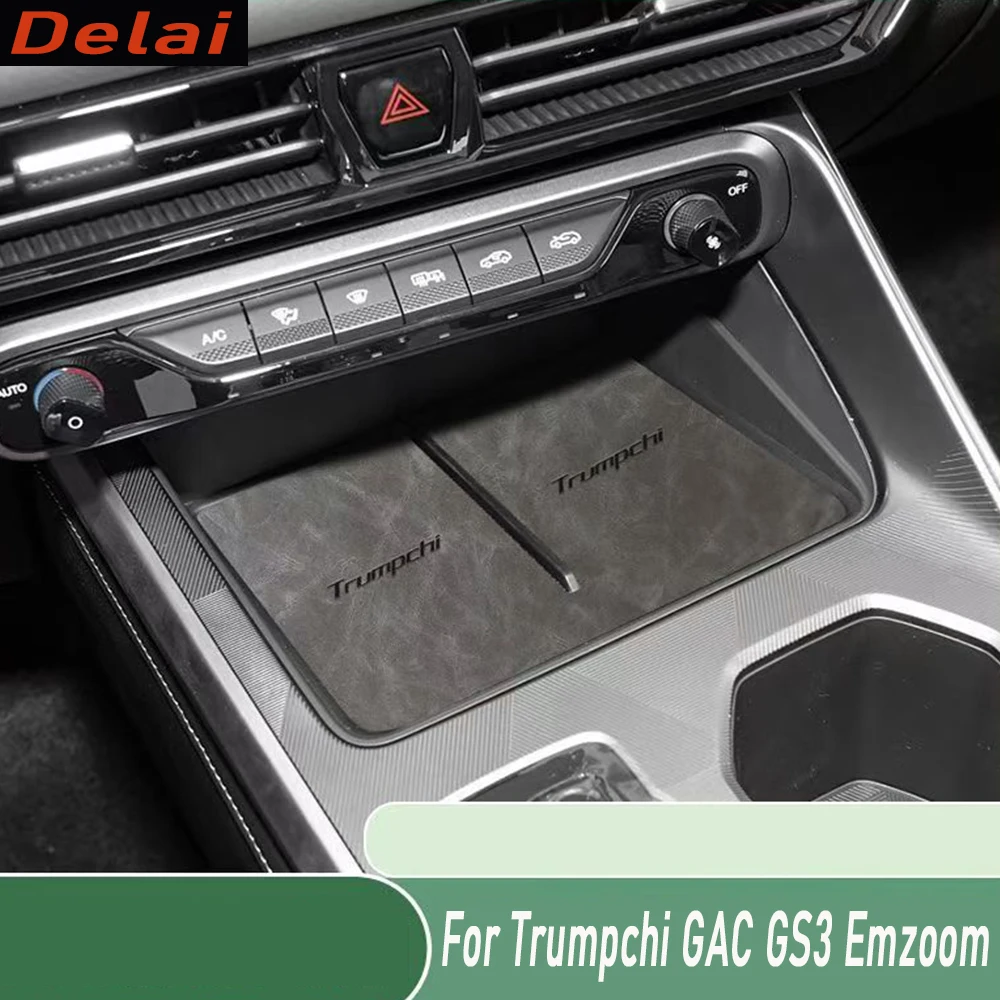 

For Trumpchi GAC GS3 Emzoom 2023 Redesign car styling anti slip pad door groove pad Leatherwear door groove coaster accessories