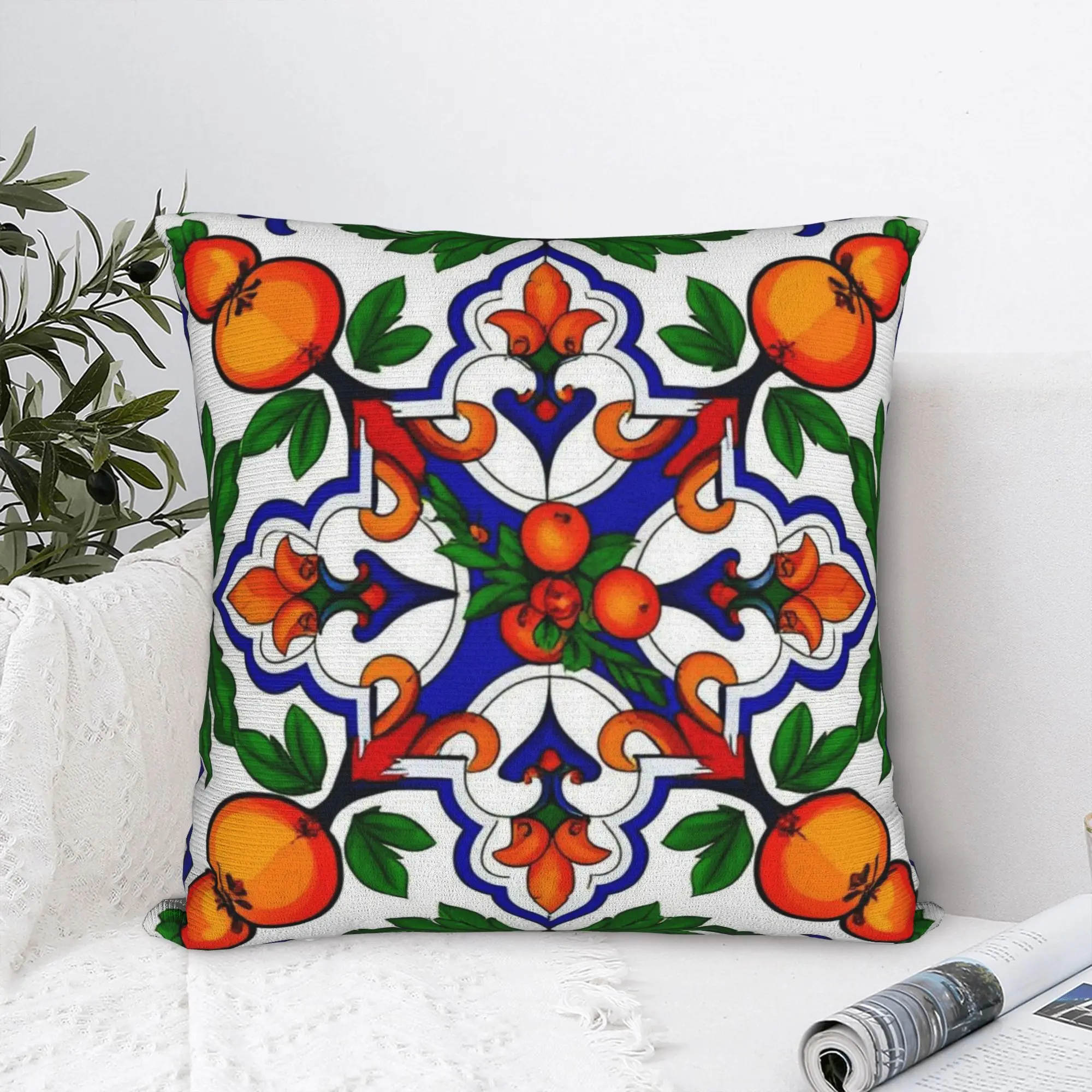 Italy Cute Print Sicilia Sicily Pillow Case  Graphic Pillow Cover For Wedding Party Home Decor Funny Pillowcases