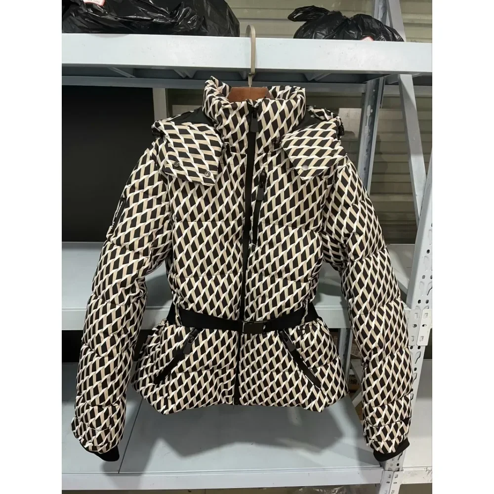 Mulheres inverno 2024 confortável clássico parkas moda gola casaco de neve com bolsos frontais 4 cores high street cobrir outwears