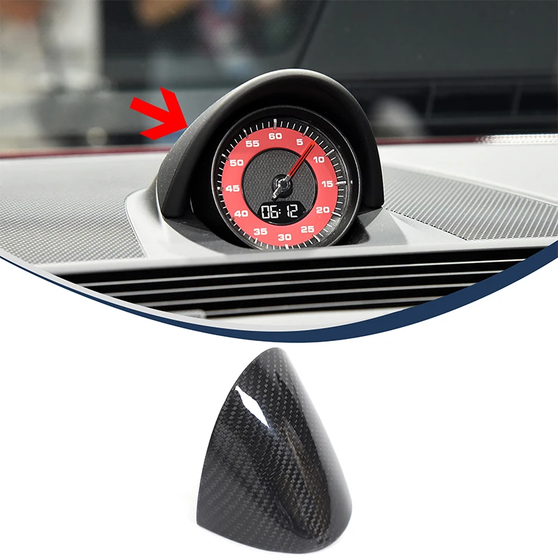 

Для Porsche Paramela 2017-2023 крышка центральной панели управления, аксессуары для внутреннего украшения, настоящее углеродное волокно