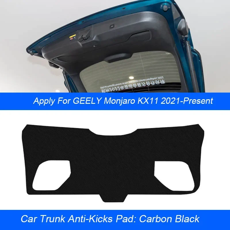 For Geely Atlas NL-3 STARRAY FX11 Monjaro KX11 Tugella FX11 2016-2025 Car PU Leather Anti-kick Mat Trunk Weather Dustproof