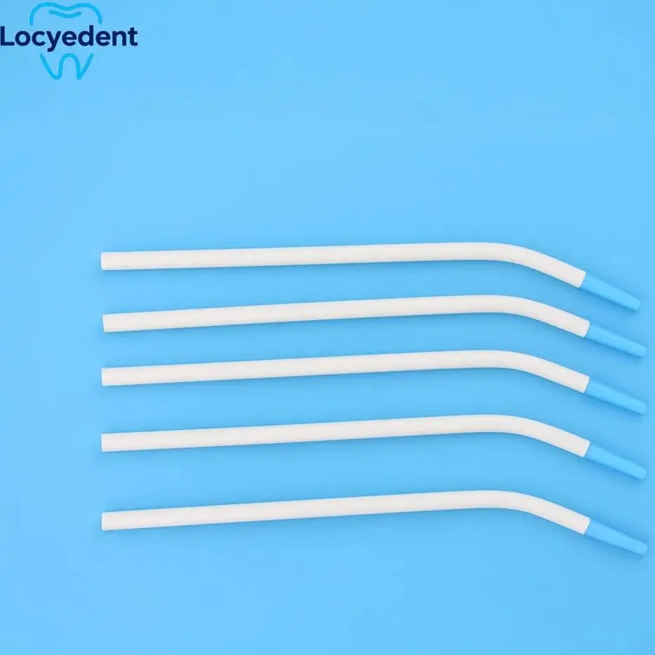 30Pcs Disposable Dental Clinic Surgical Suction Tips Suction Tube Long Slim Type Dental Surgical Tool Instrument