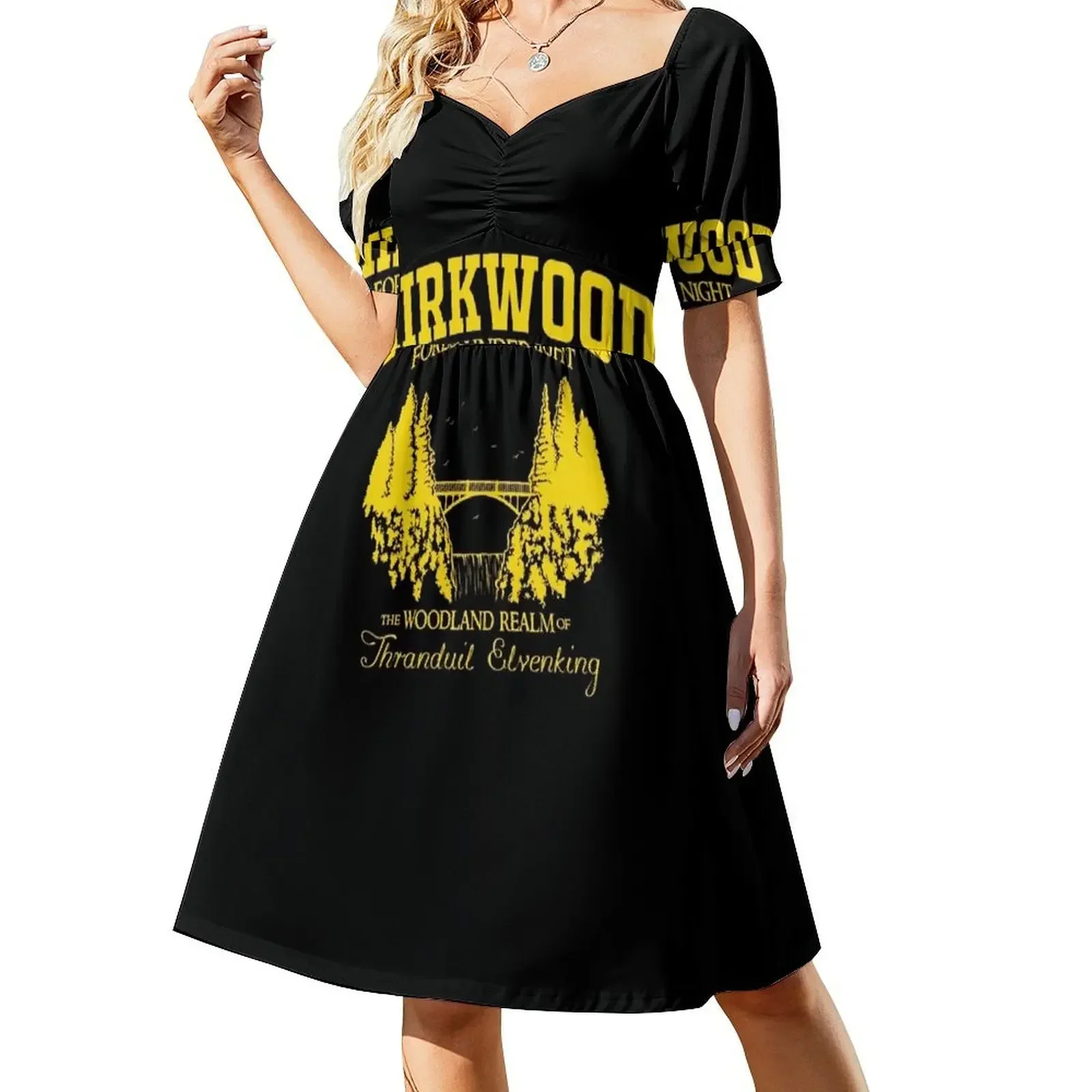 

mirkwood forest Short-Sleeved Dress festival outfit women Prom gown summer dresses women 2025 Dress