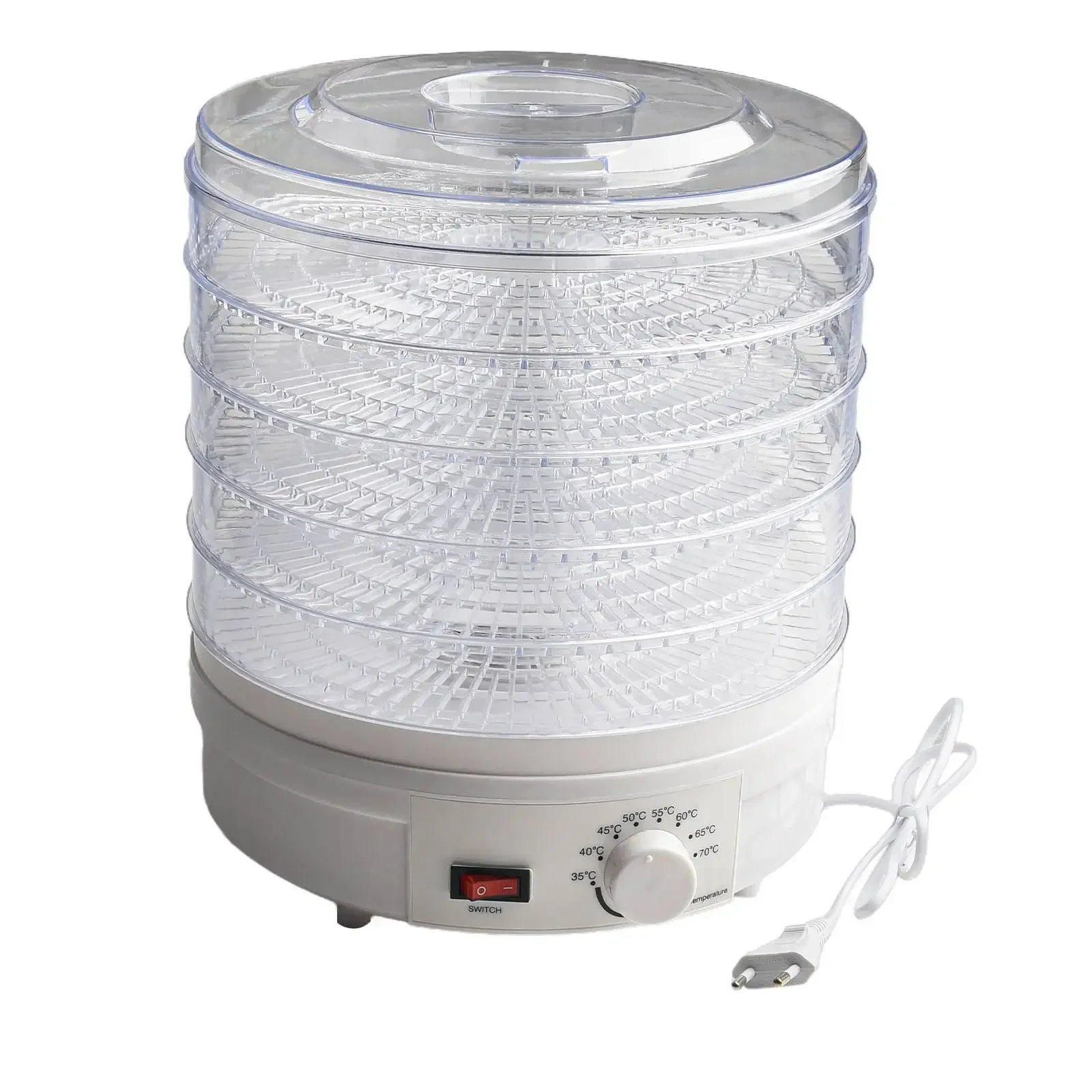 

Multi Layer Food Dehydrator Electric Machine for Drying Fruits Vegetables Jerky Precise Timing and Temperature Control