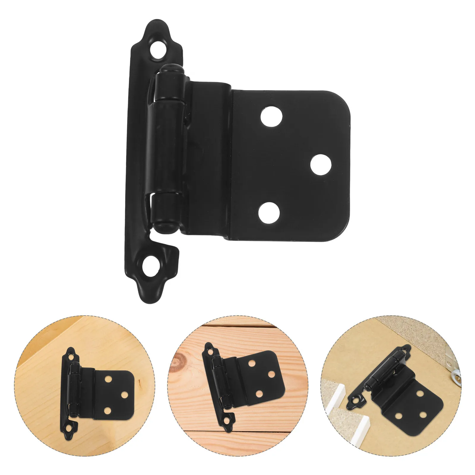 

Self Corner Spring Loaded Metal For Kitchen Bathrooms Furniture Replacement Door Electrical Cabinet Hinge