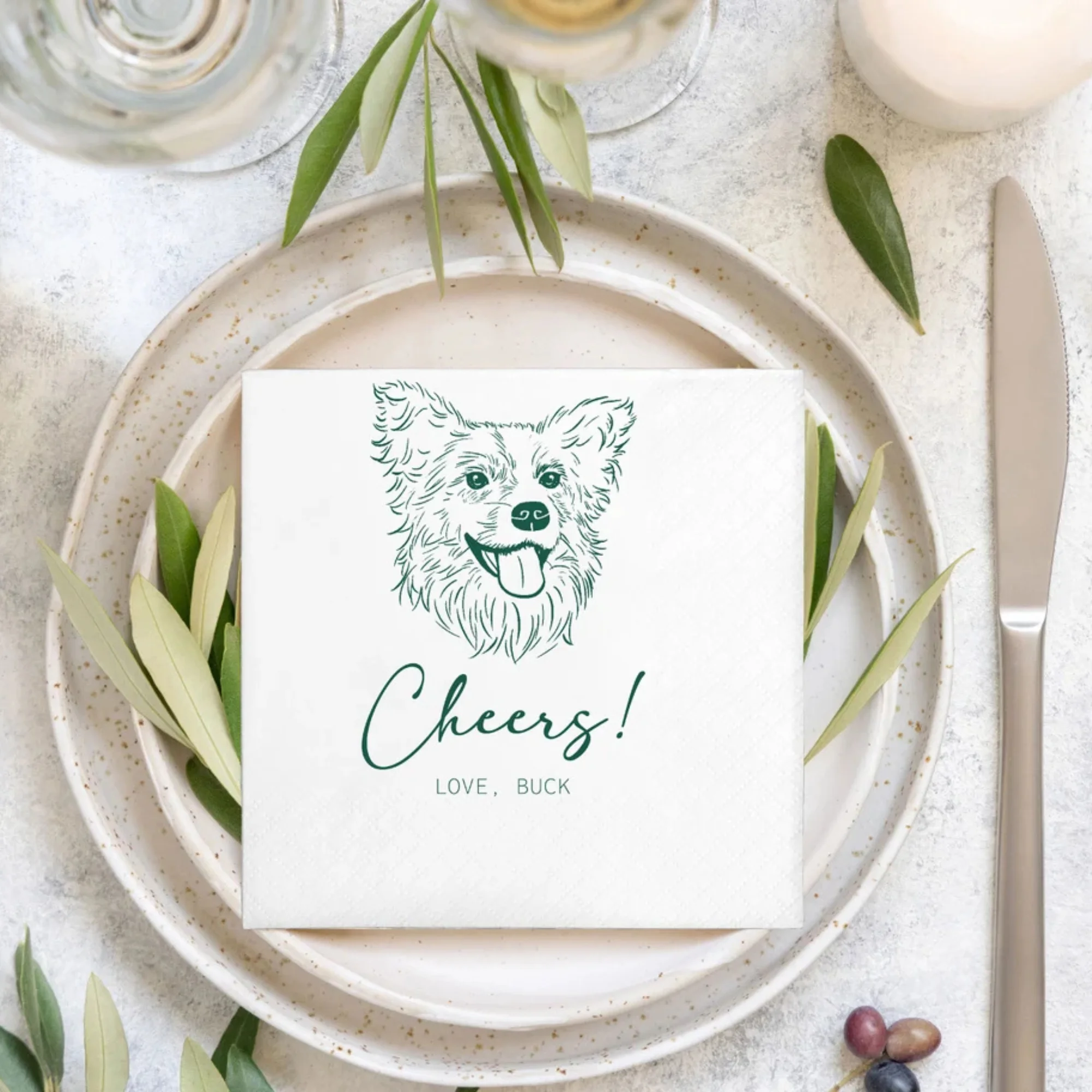 

Custom Paper Napkins for Wedding Custom 2-Ply Cocktail Napkins Disposable Napkins,for Cocktail Party Baby Shower Birthday Party