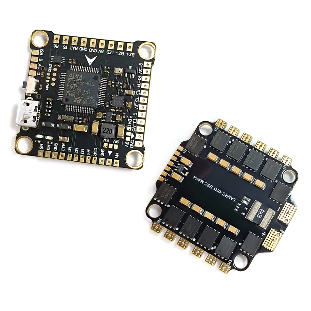4IN1 45A 60A ESC BLHELI_S F405 Flight Controller 4 V3S Plus  For RC FPV Racer Drone