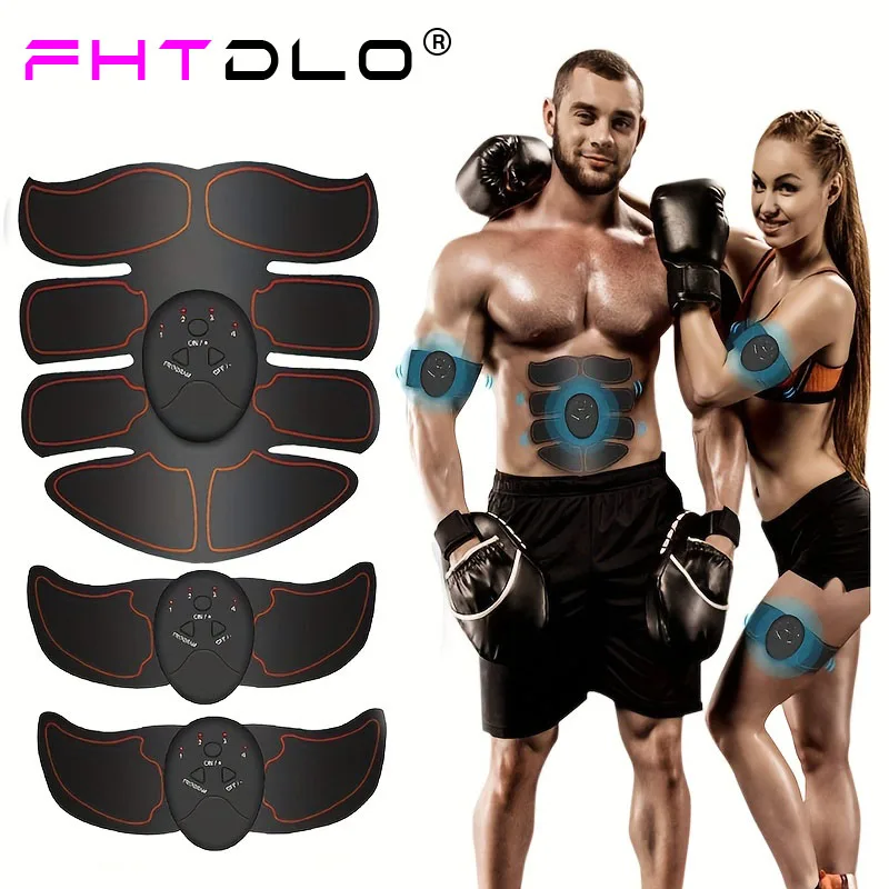 

EMS Wireless Muscle Stimulation Trainer Smart Exercise Abdominal Training Electric Weight Loss body weight loss Massager Unisex