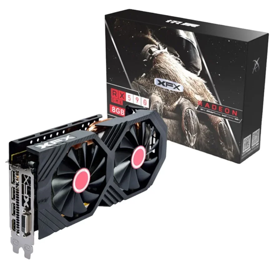 New Graphics Card RX590 8G New RX590 GPU For Desktop Gaming