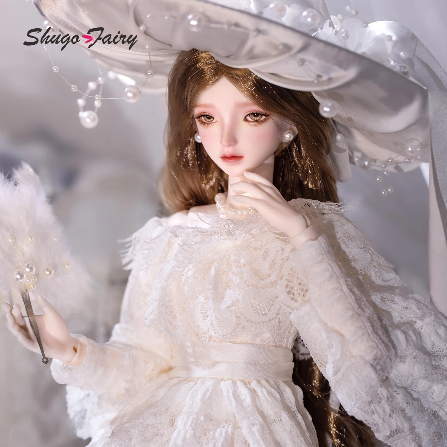 

ShugaFairy Opal A BJD Doll 1/4 Fullset Collectible Art Doll Elegant Vintage Style Perfect Birthday Gift Ball Jointed Doll