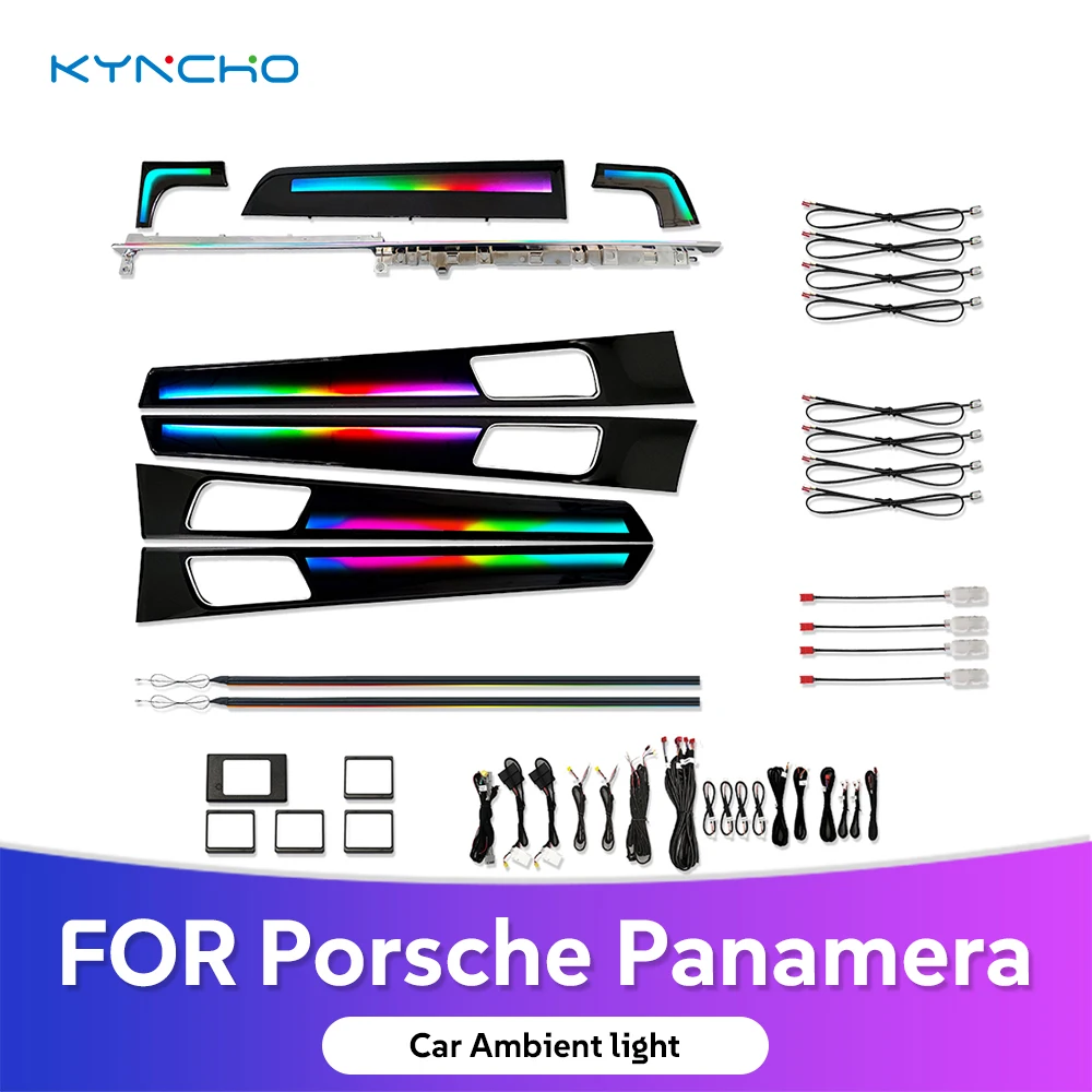

For Porsche Panamera 971 2017 2024 Intelligent LED Car Ambient Light with Symphony Interior Lighting Automotive Ambient Lighting