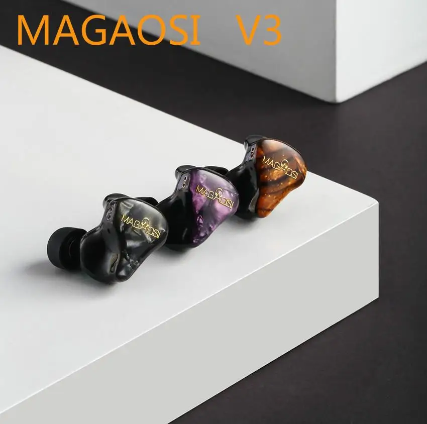 

Magaosi V3 2BA + 1DD Гибридный Hi-Fi монитор с тройным драйвером Наушники-вкладыши 2-контактный съемный кабель Аудиофильский музыкант IEM Наушники