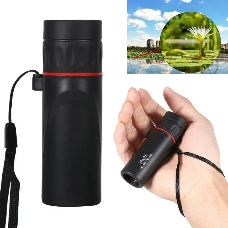 Mini Pocket Hd Wide-angle Monocular Scope Zoom Telescope Handy Optics Scope for Outdoor Camping Travel Hunting Oculares Telescop