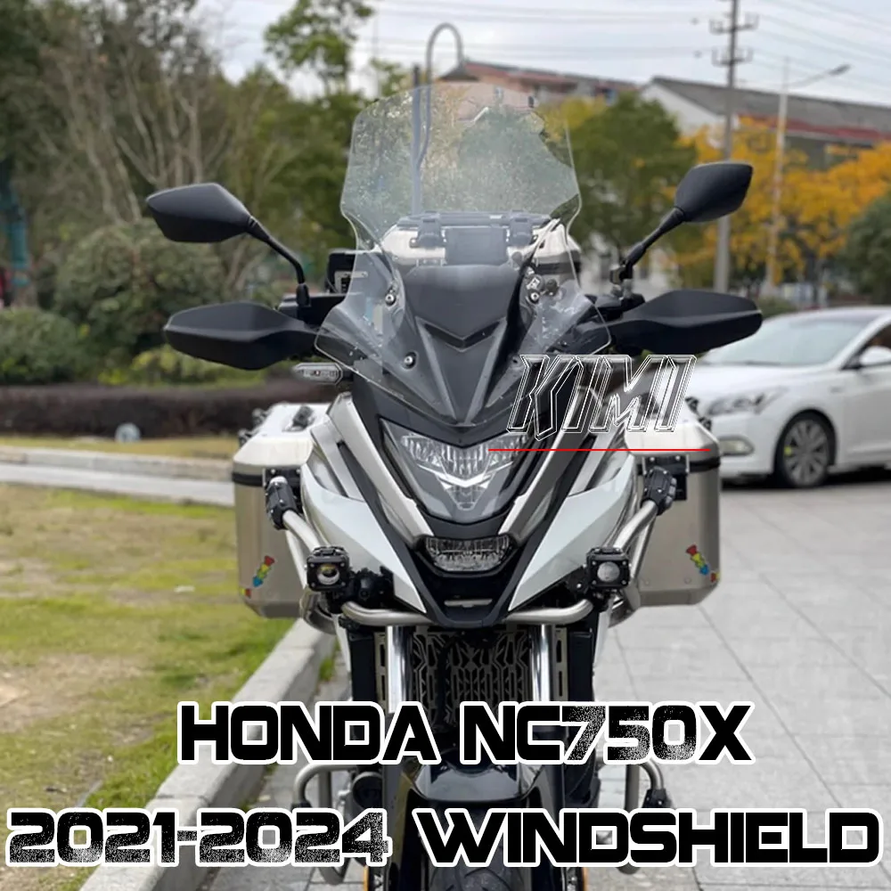

Motorcycle Front Windshield NC750X Heightened Front Windshield Chest Guard Modified Accessories For HONDA NC750X 2021-2024