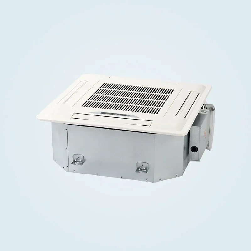 low noise Standard Energy saving ceiling mounted fan coil unit nine models chilled water 220V 4 way cassette type fan coil