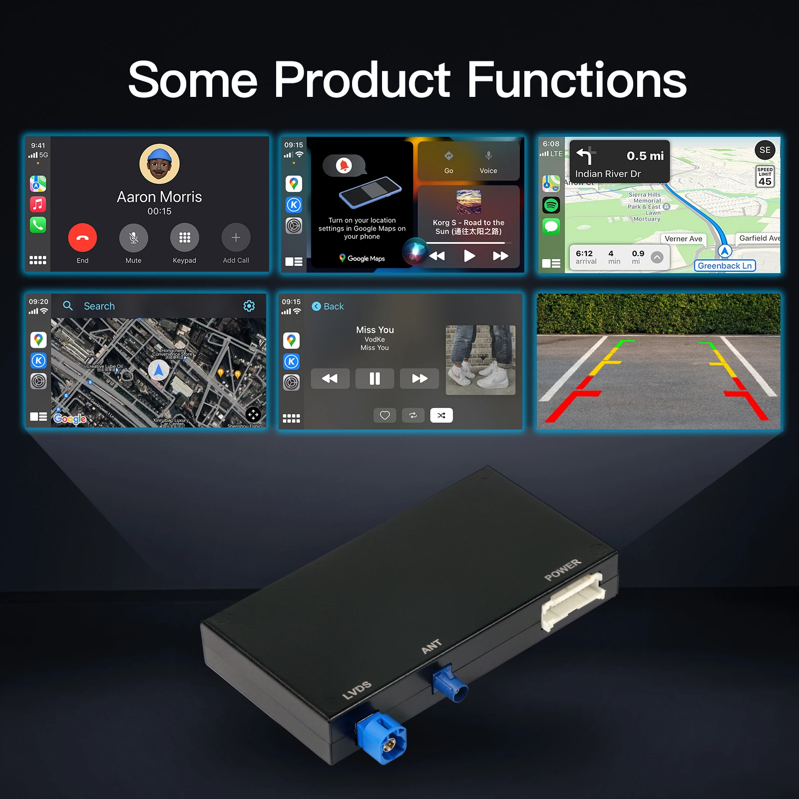 CARABC اللاسلكية Carplay أندرويد وحدة السيارات لمرسيدس NTG4.5 NTG5.0 W176 W205 ABC GLS GLA GLC CLA سيارة اللعب محول