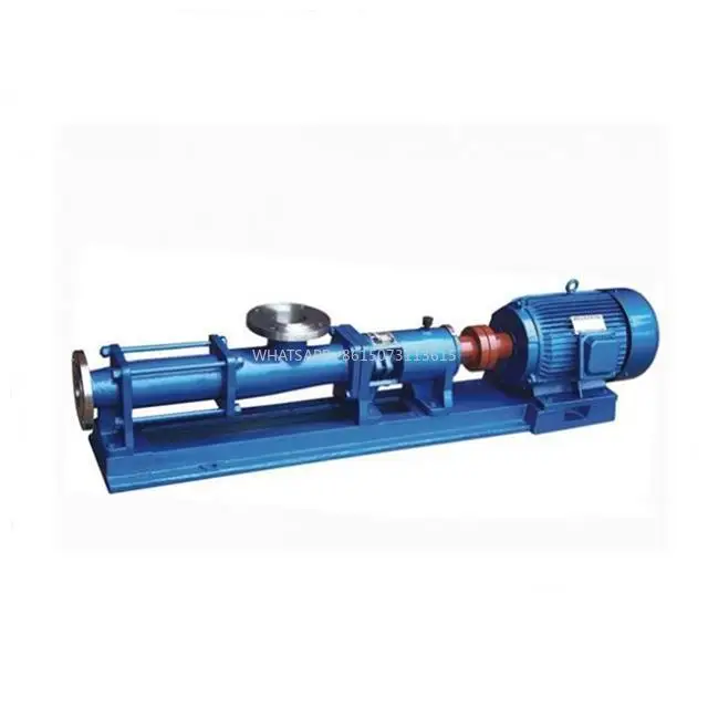 Pompa a vite per uso alimentare con pompa a flusso assiale orizzontale per acqua serie G presa di fabbrica