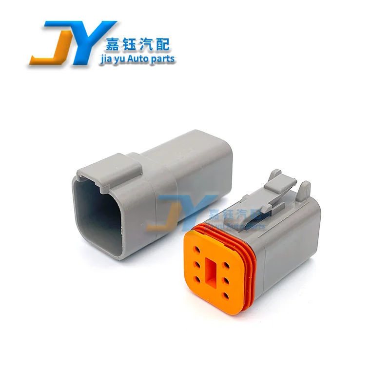 6 PIN DT06-6S DT04-6P  DEUTSCH Automotive Waterproof Connector Connector Male and Female Excavator engineering car plug