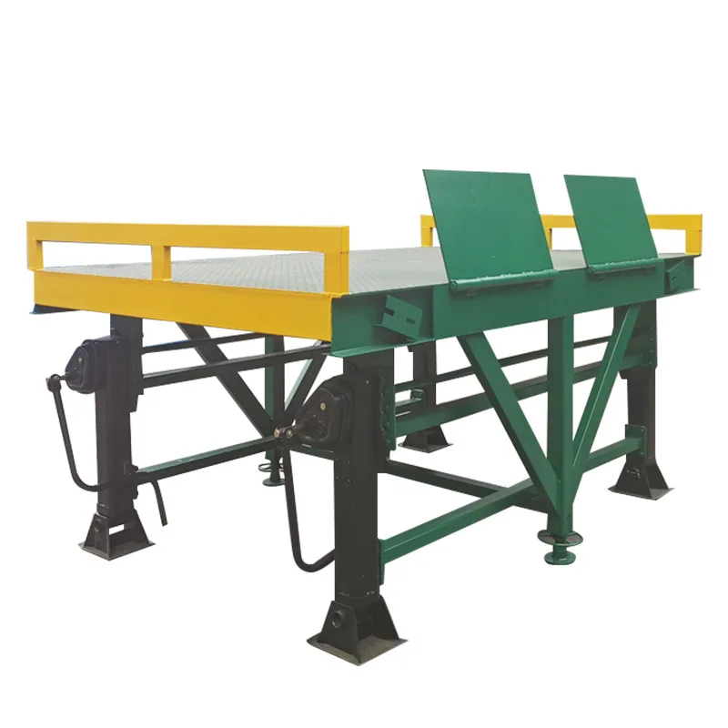 

Extension platform container warehousing logistics hydraulic fixed loading and unloading boarding bridge