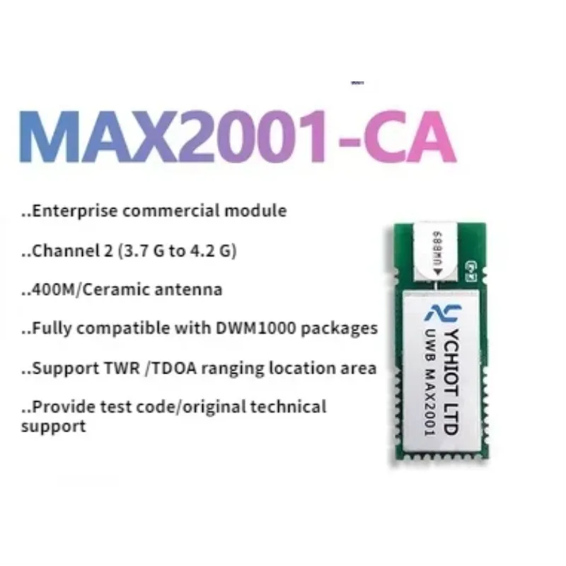 High Power UWB Indoor Positioning Module Max2001 Wireless Ranging Module Compatible With DWM1000
