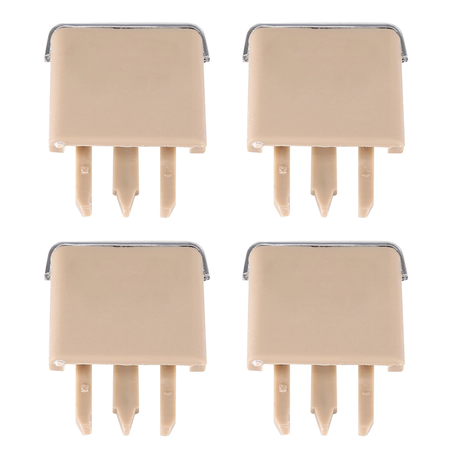 4Pcs/Set Beige Auto Air Conditioning A/C Vent Blade Slice Clip Kit Compatible for Toyota Corolla